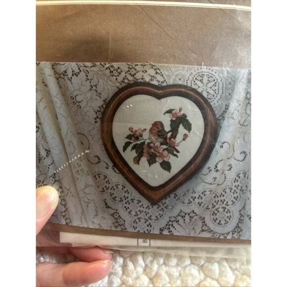 Country Cross Stitch Kit SN3 Bird Flowers Cottagecore Counted Sweet Floral - Picture 2 of 4